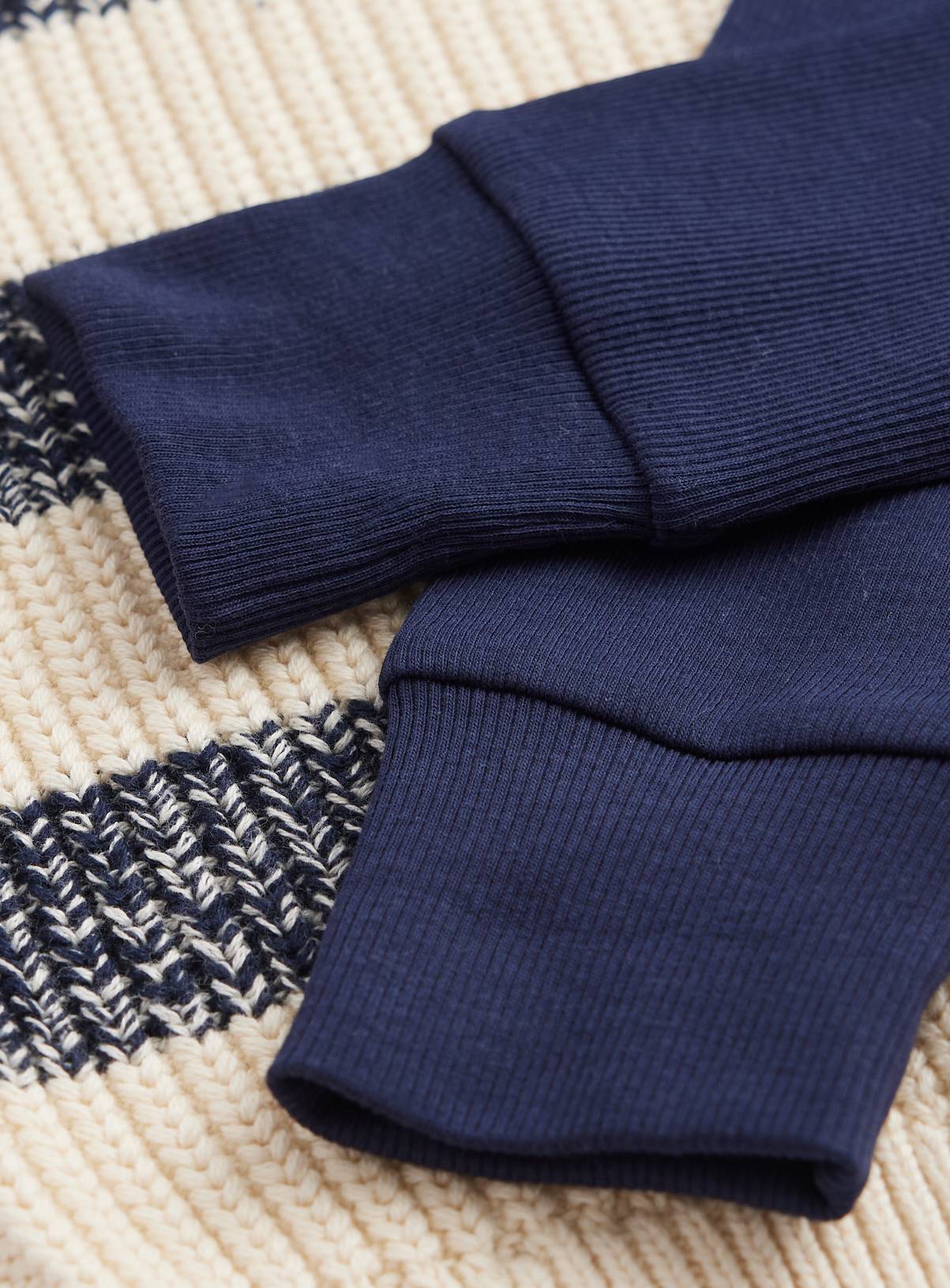 Preppy Stripe Knitted Jumper and Legging Set Up to 3 mths - Image 2